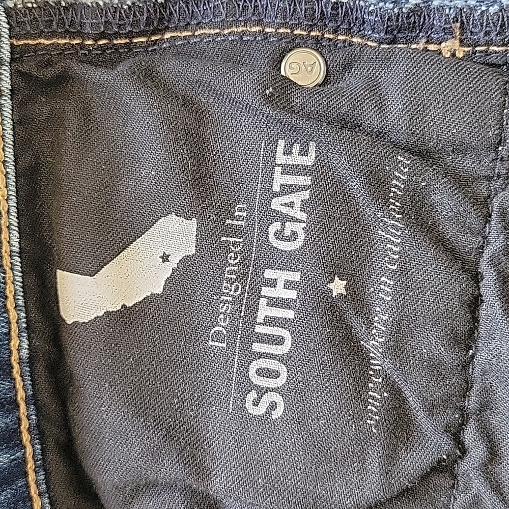 AG ADRIANO GOLDSCHMIED Women's Prima Cigarette Ankle Blue Jeans size 29R Classic - Picture 16 of 16
